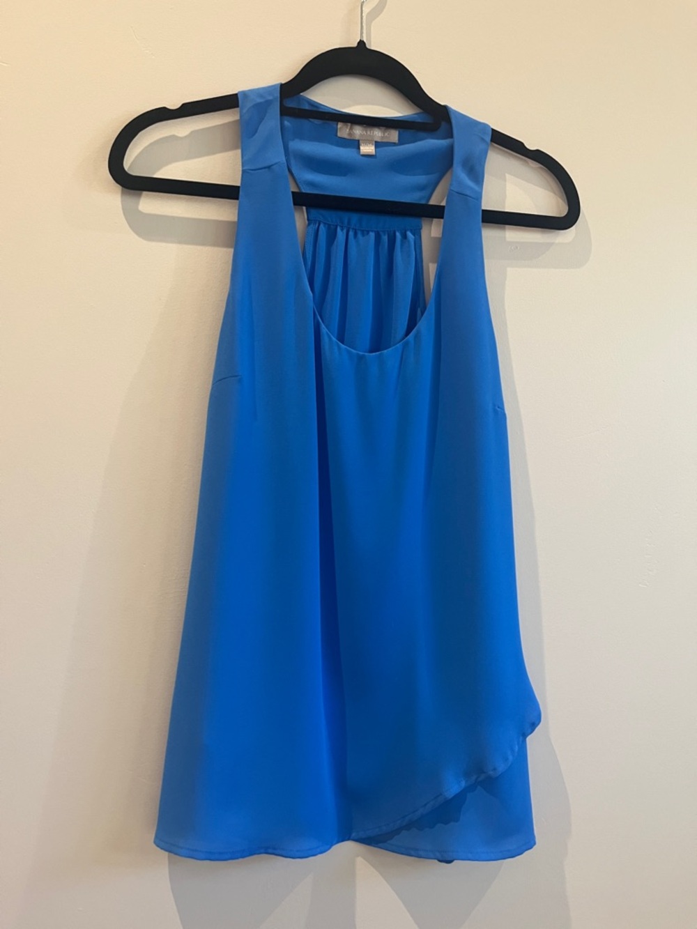Banana Republic Vibrant Blue Layered Racerback Tank
